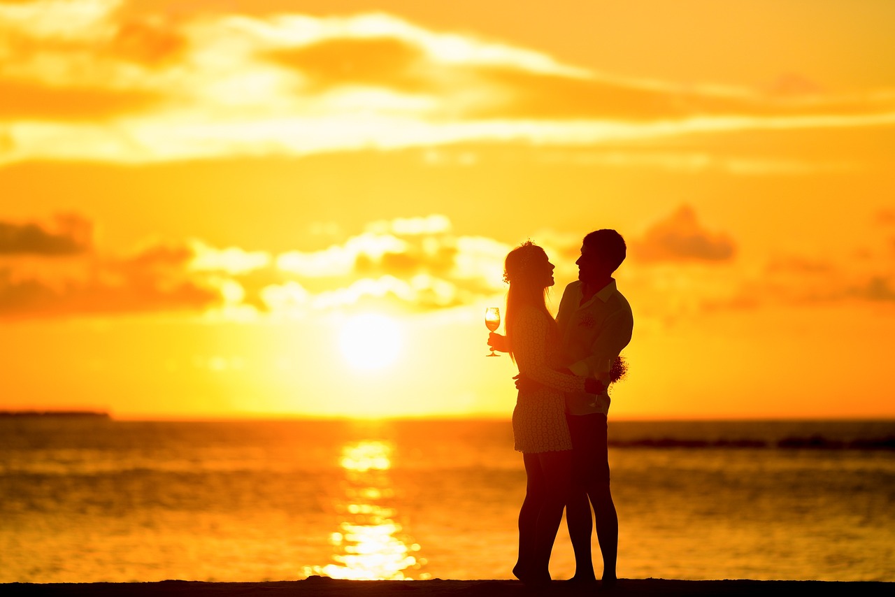 couple beach