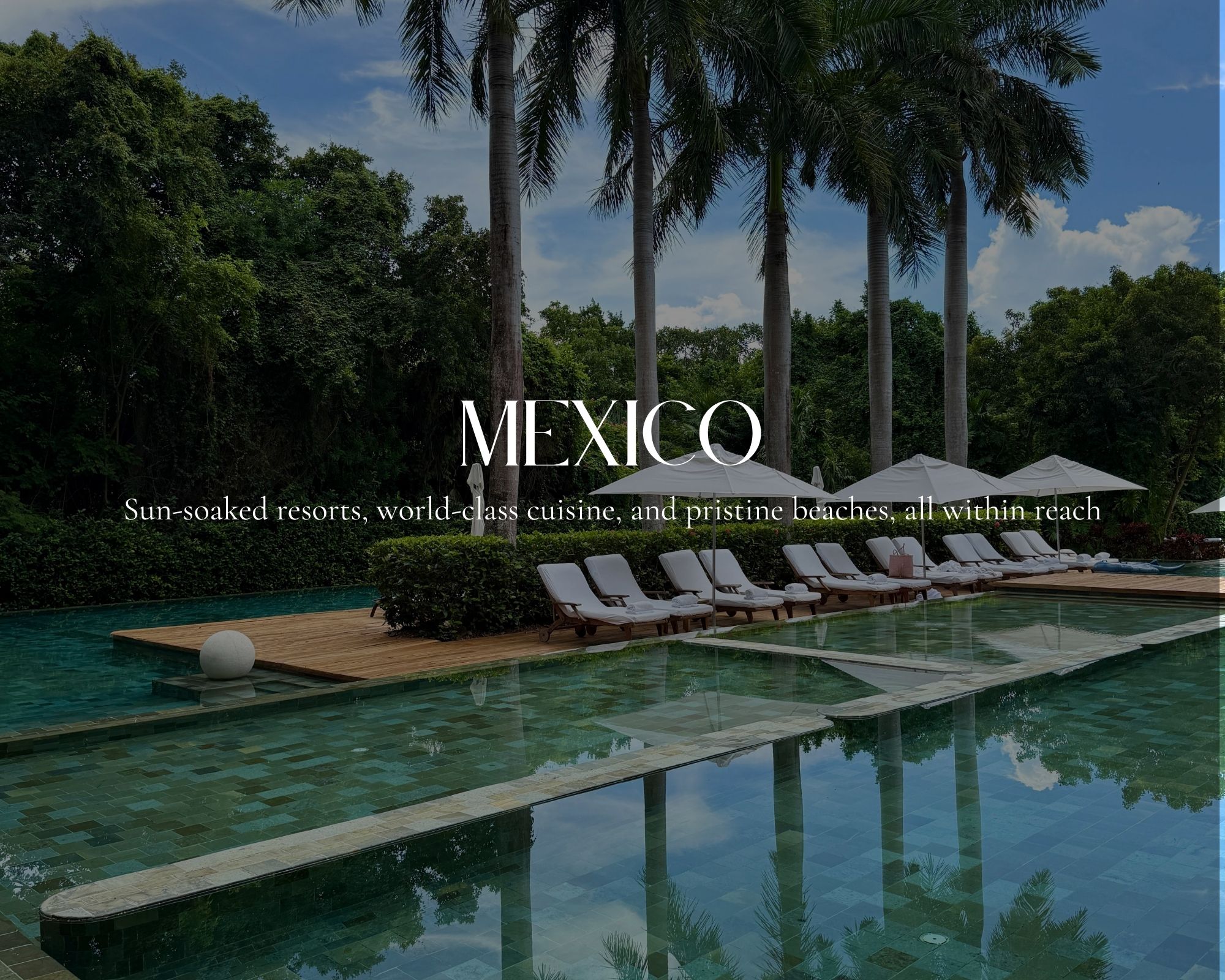 Mexico: Luxury all-inclusive resort pool in Mexico